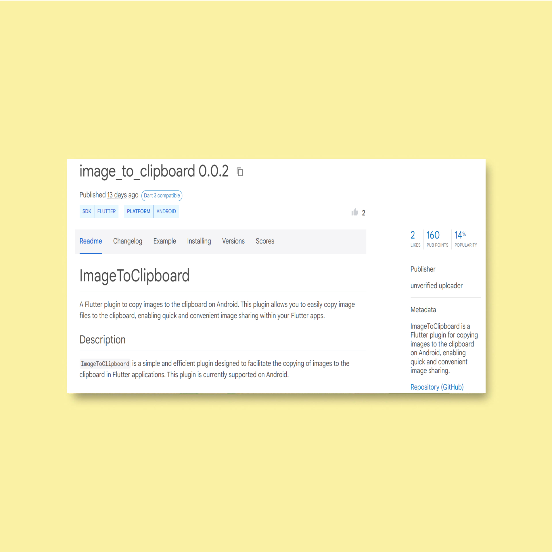 ImageToClipboard Plugin